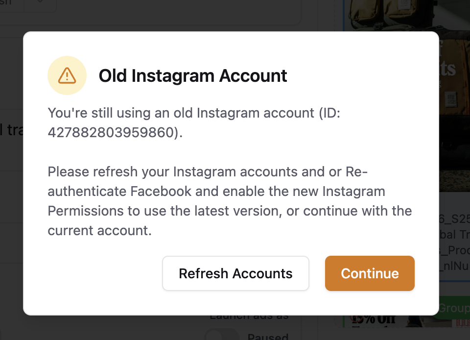 Instagram Account Access Permissions
